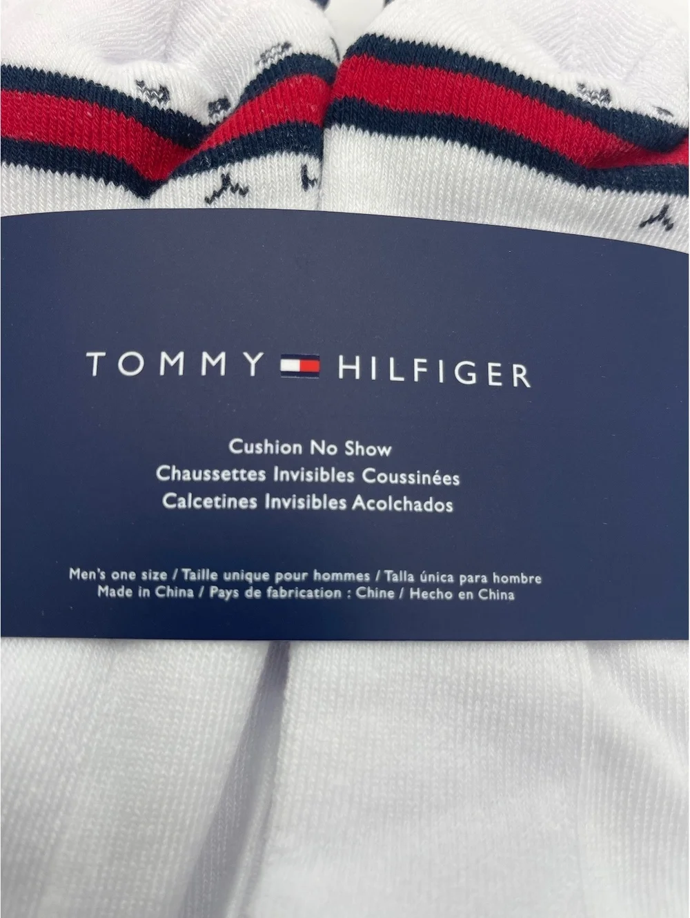 Tommy Hilfiger Men's Cushion No Show Socks 6-Pack White Size One Size